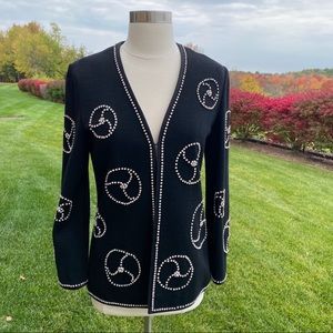 🌹HP🌹B. Altman Wool Vintage Rhinestone Blazer